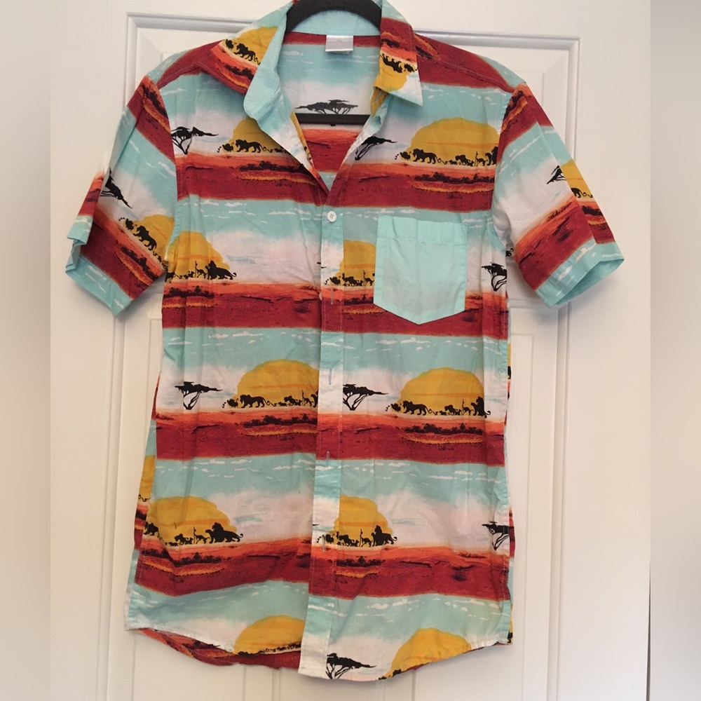 Lion King button down shirts by Disney
